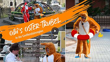 Video Olli's Ostertrubel - Auf Entdeckungsreise zu den Osterbrunnen der Greifensteinregion