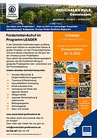 Leader-Fördermittelaufruf bis 08.12.2025