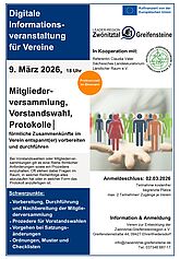 INfoveranstaltung für Vereine am 9.3.26
