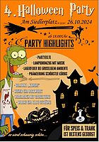 Halloween-Party an der Pfarrwiese am 26.10. ab 18 Uhr