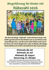 Kinderbingeführungen mit Rübezahl 2026