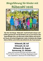 Kinderbingeführungen mit Rübezahl 2026