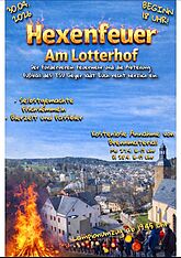 Hexenfeuer am Lotterhof am 30.4. ab 18 Uhr