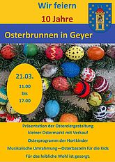 Fest zu 10jährigem Jubiläums unseres Osterbrunnens am 21.03.2026 auf dem Altmarkt