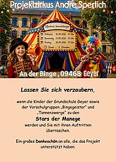 Zirkusprojekt der Grundschule am 16./17./18.09. jeweils um 17 Uhr an der Binge