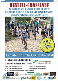 Benefiz-Crosslauf am 1. Mai im Greifenbachtal ab 10:30 Uhr