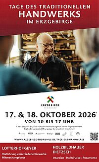 Tag des trad. Handwerks im Erzgebirge am 17./18.10. von 10-17 Uhr